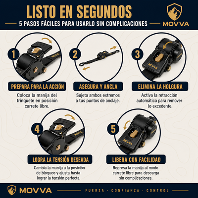 Correa Automática Retráctil MOVVA