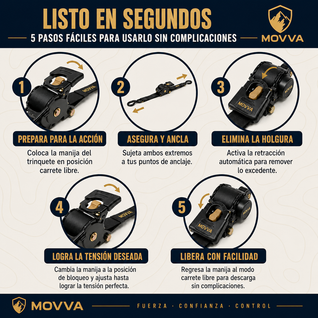 Correa Automática Retráctil MOVVA